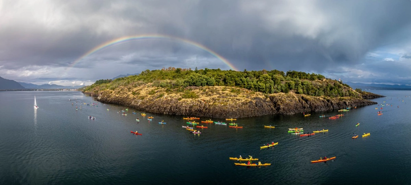 Kayak en la Península de Pucón